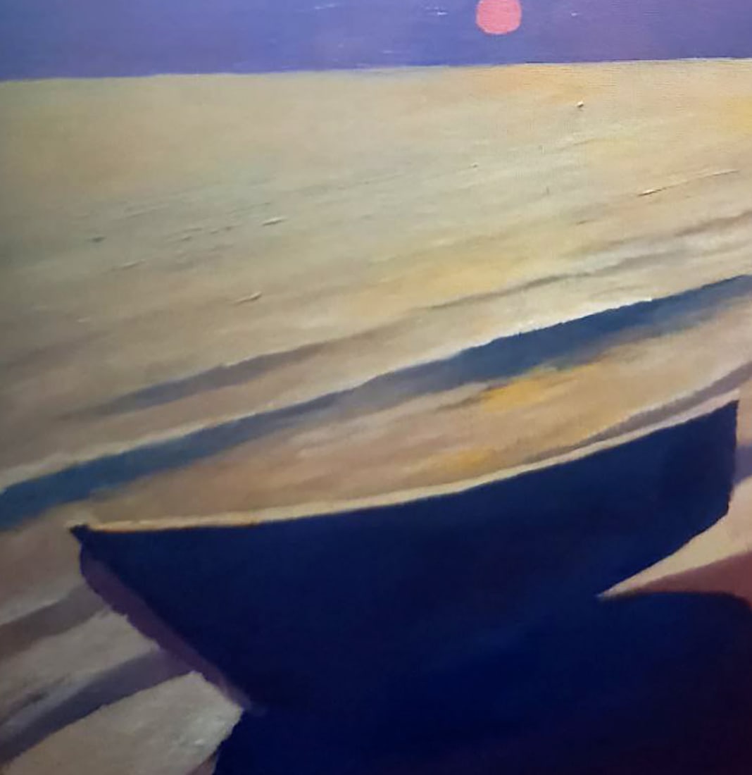 Oil painting Evening on the shore Alexander Strashevich - 4