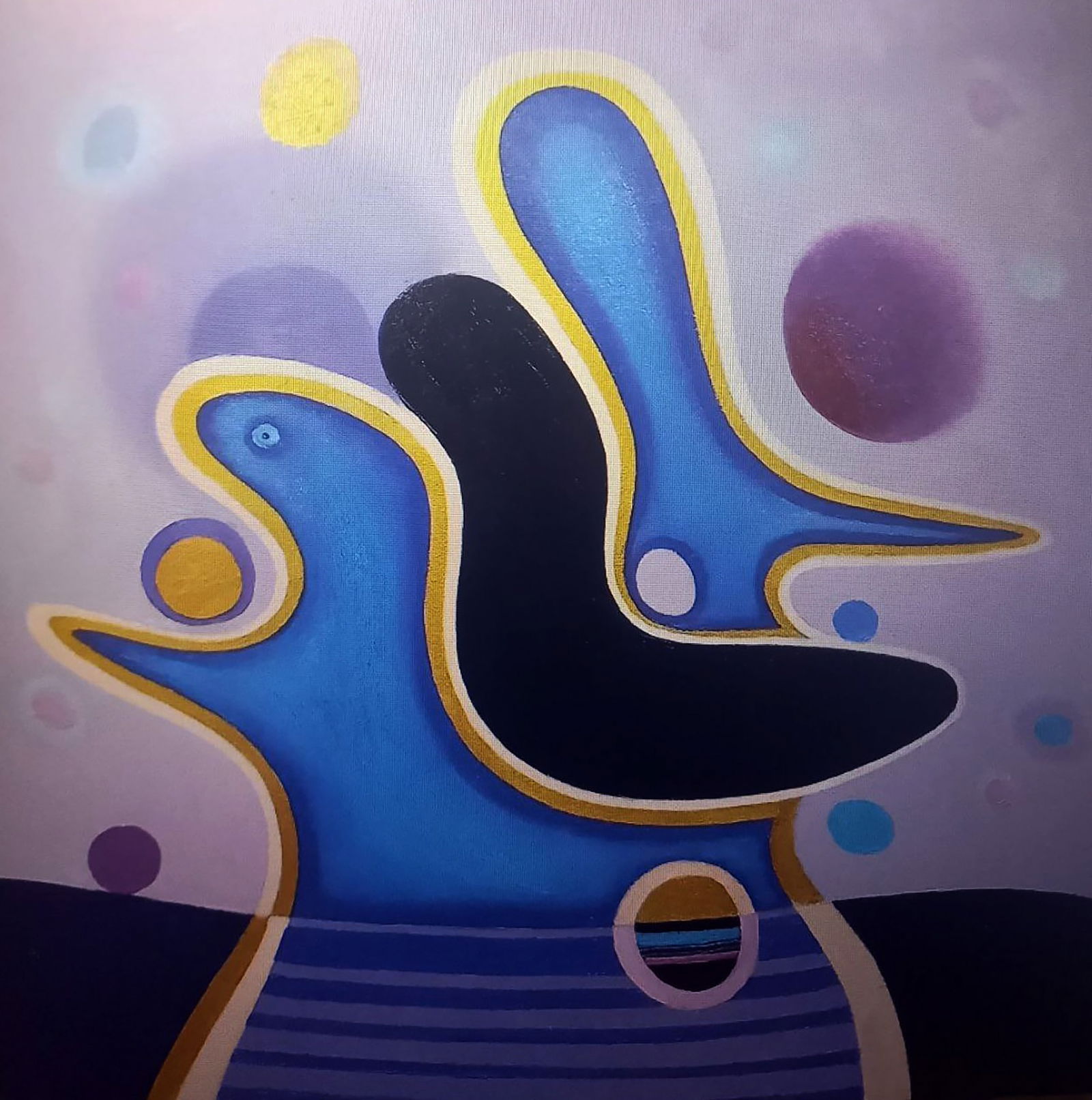 Oil painting A game Alexander Strashevich (1 of 5)