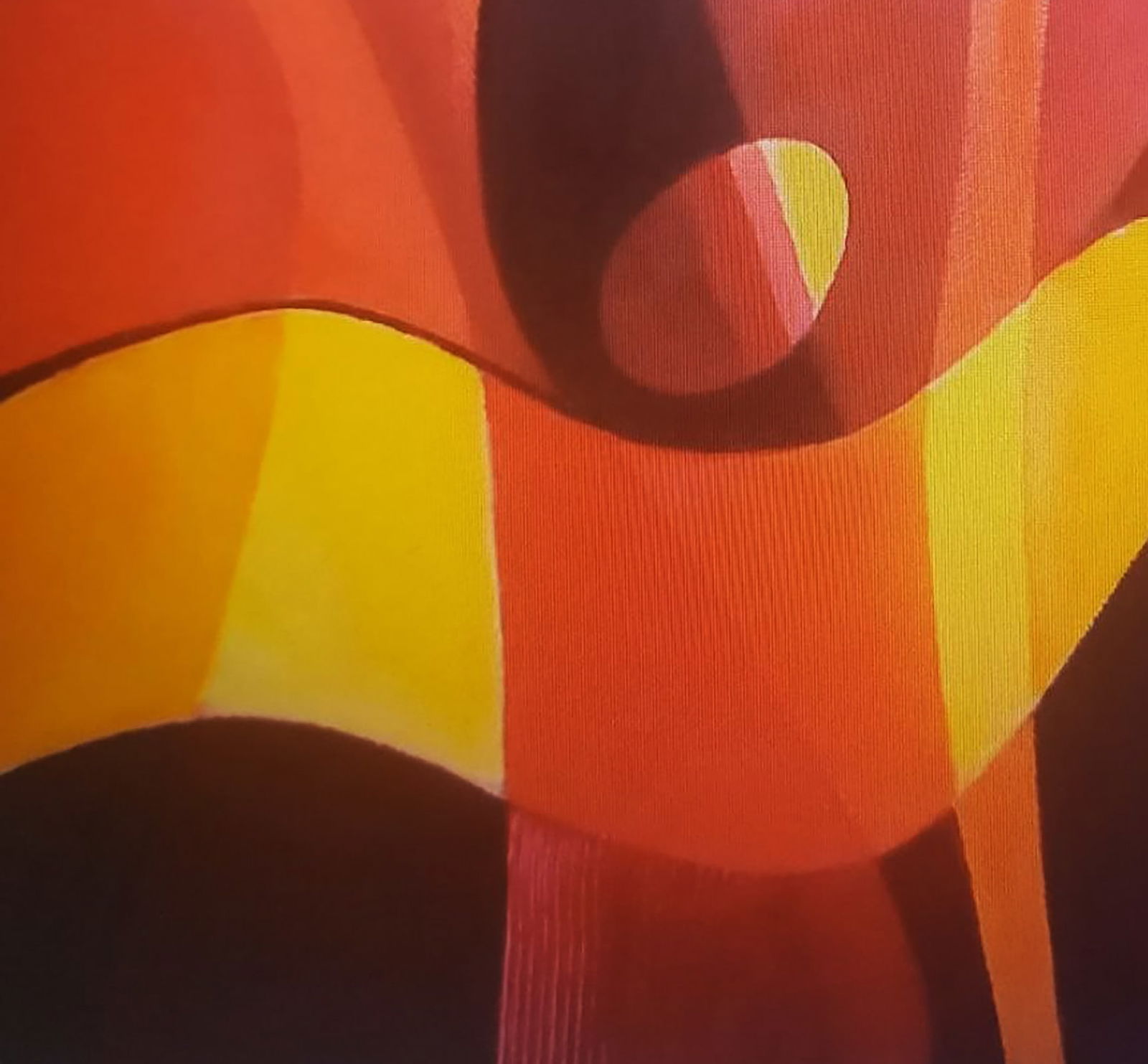 Oil painting Red shapes Alexander Strashevich - 4