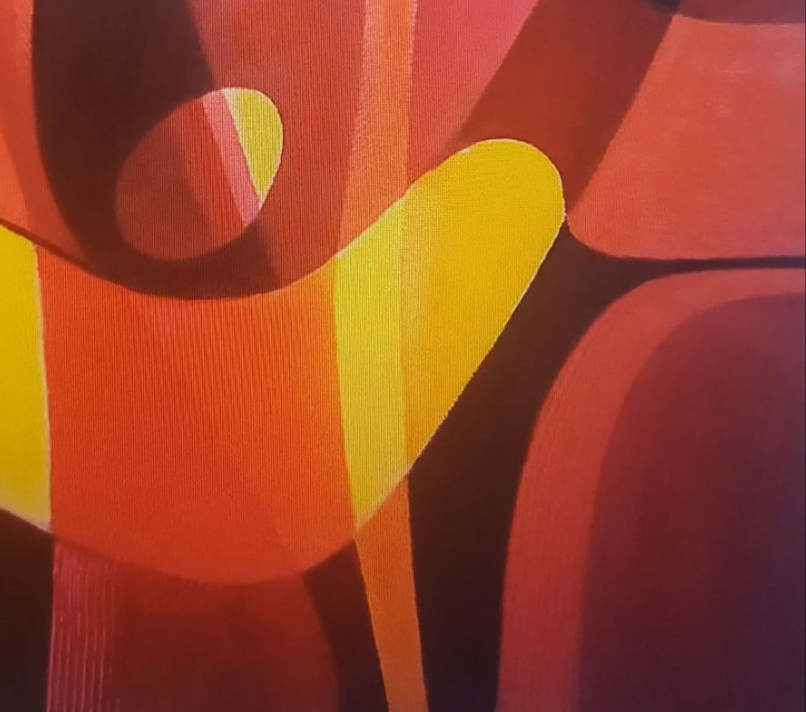 Oil painting Red shapes Alexander Strashevich - 5