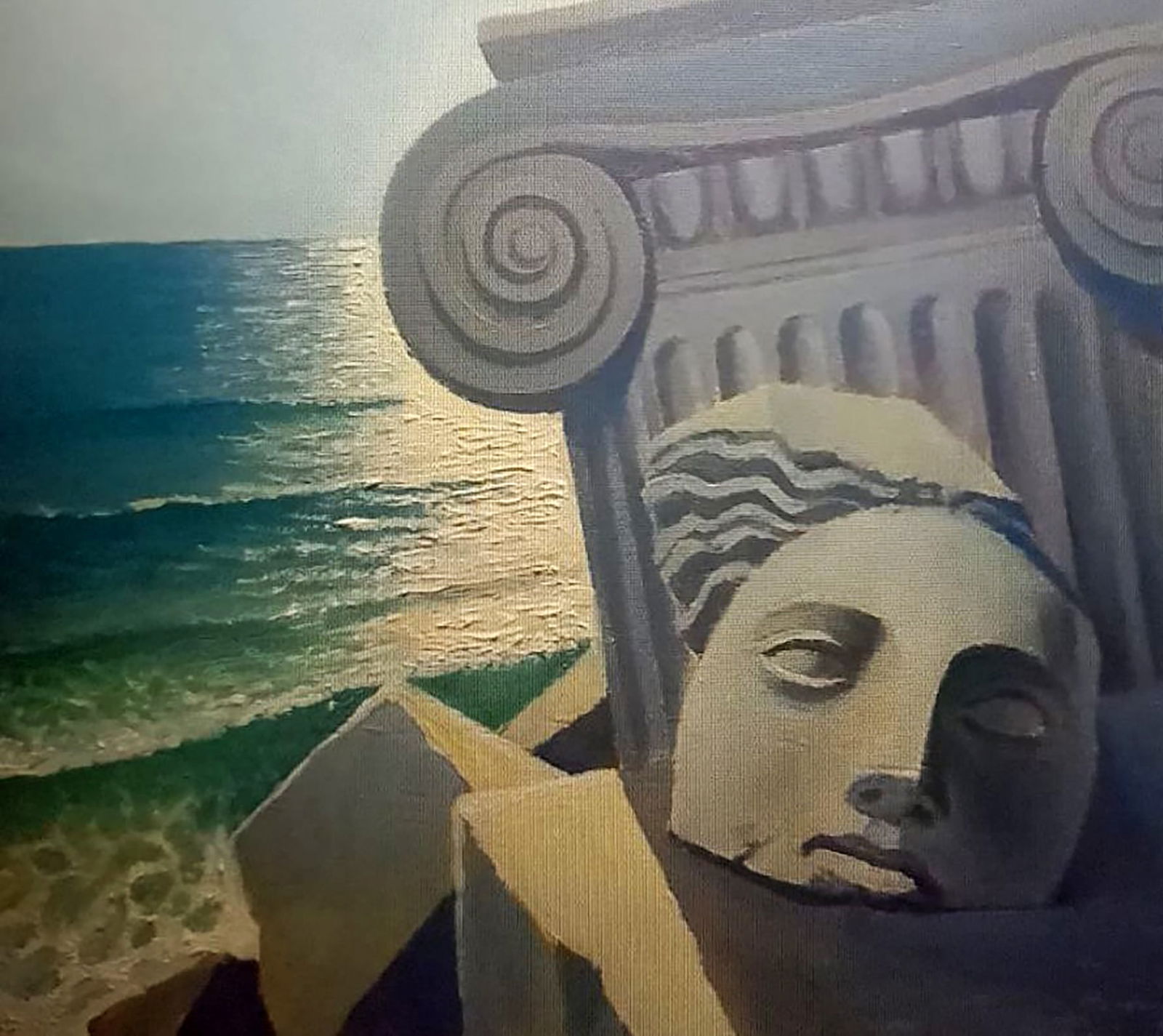 Oil painting Ruins of civilization Alexander Strashevich - 4