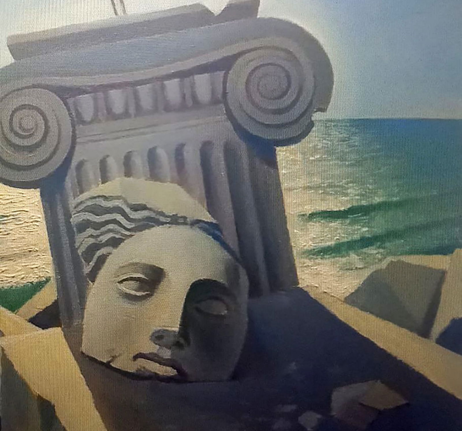 Oil painting Ruins of civilization Alexander Strashevich - 5