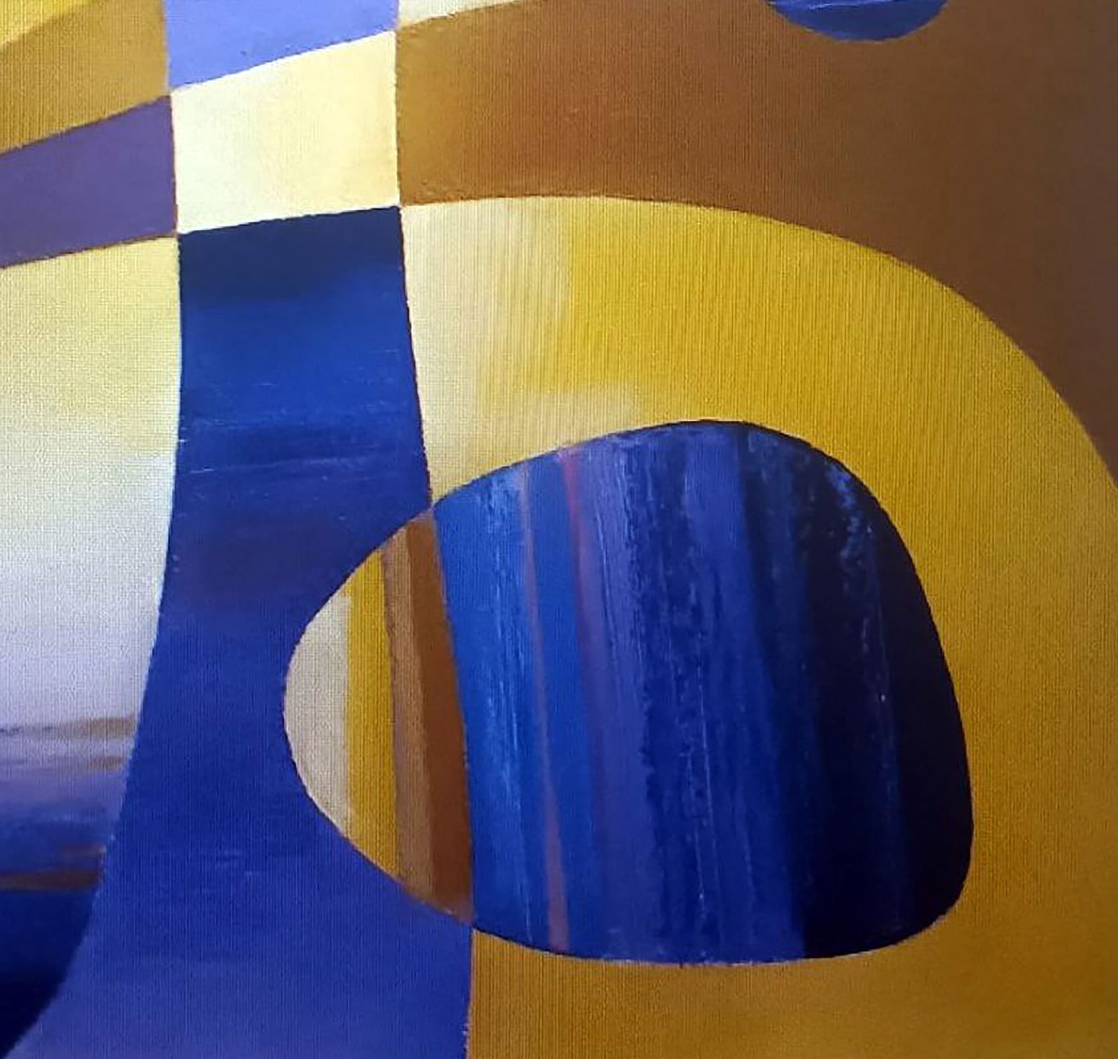 Oil painting Blue shapes Alexander Strashevich - 5