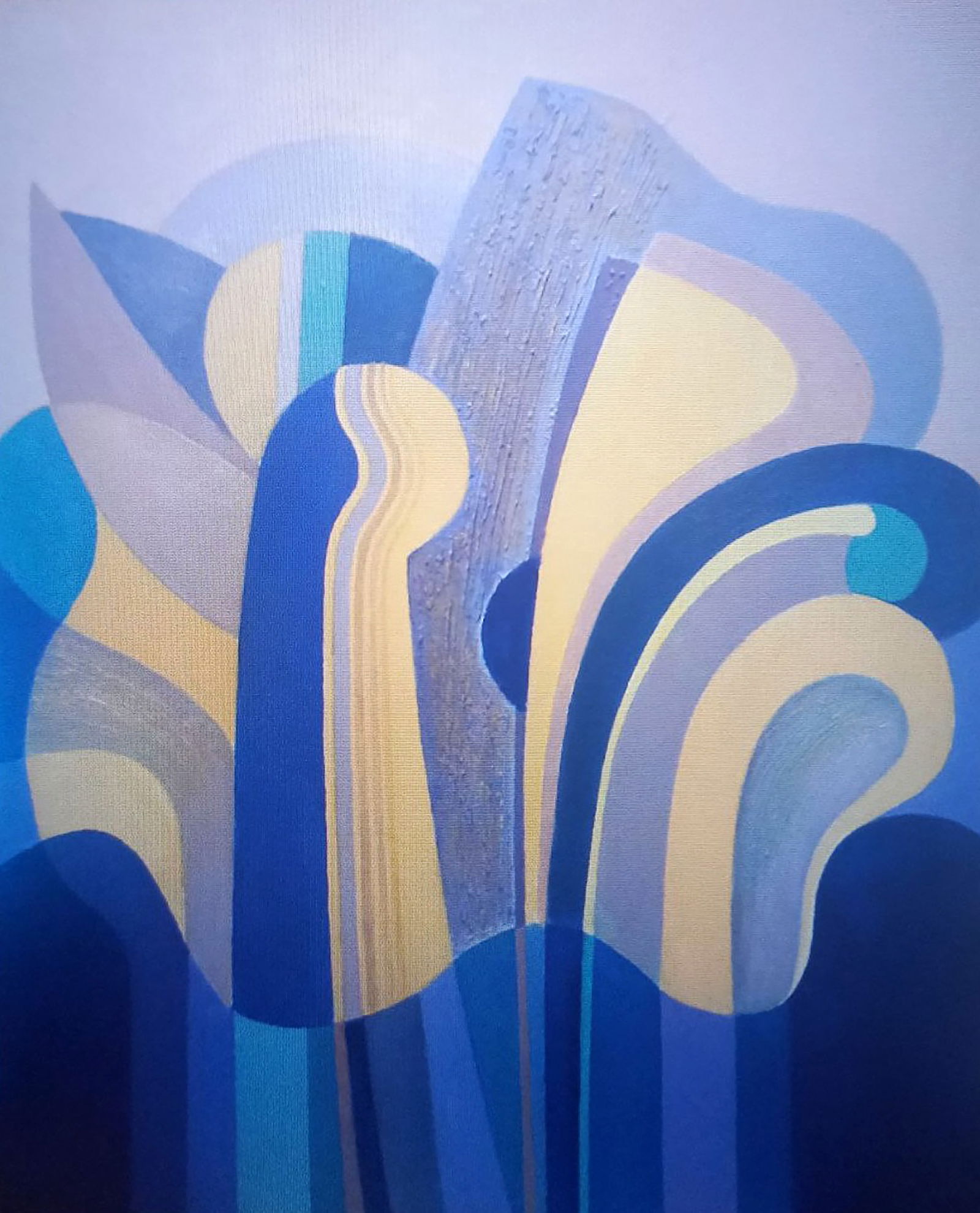 Oil painting Blue still life Alexander Strashevich (1 of 5)