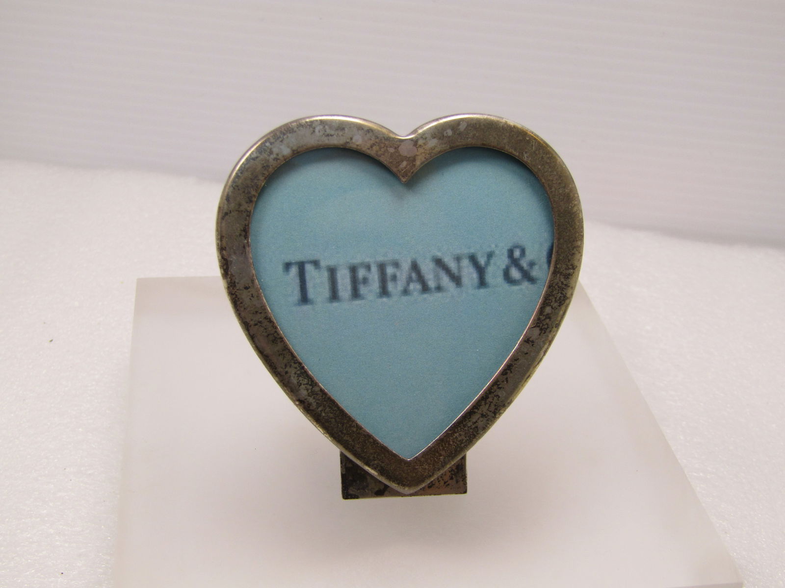 Vintage Tiffany Sterling Heart Easle Frame, 1970's-1980's - 2