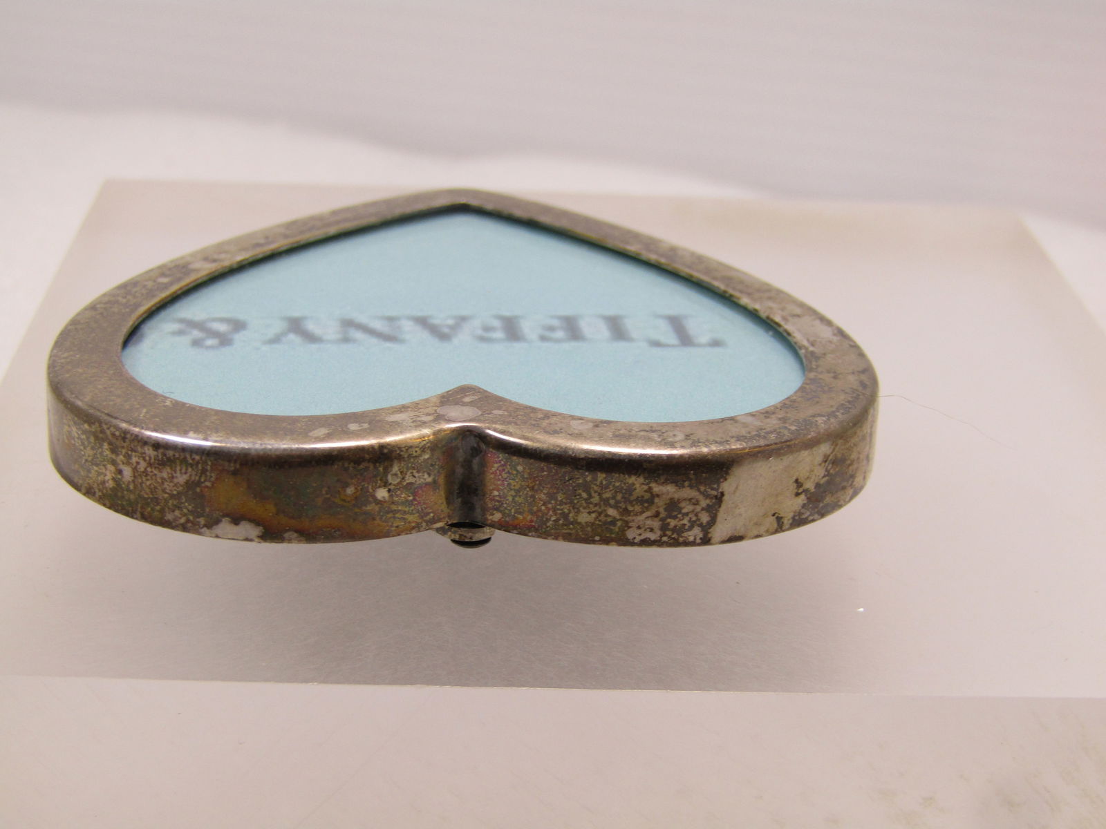 Vintage Tiffany Sterling Heart Easle Frame, 1970's-1980's - 5