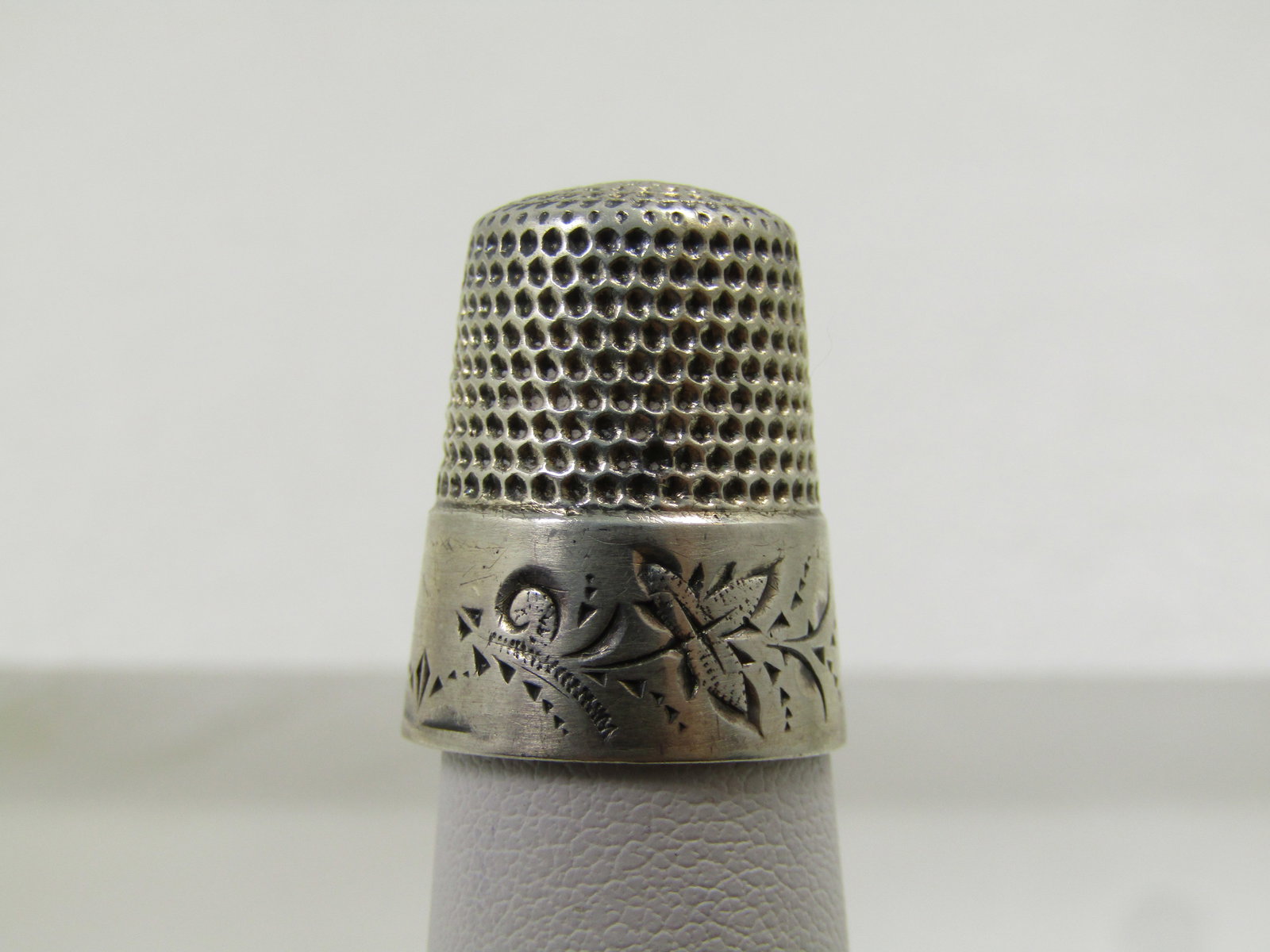 Vintage Sterling Thimble, Size, 9 , Signed, 1800's-1920's (1 of 6)