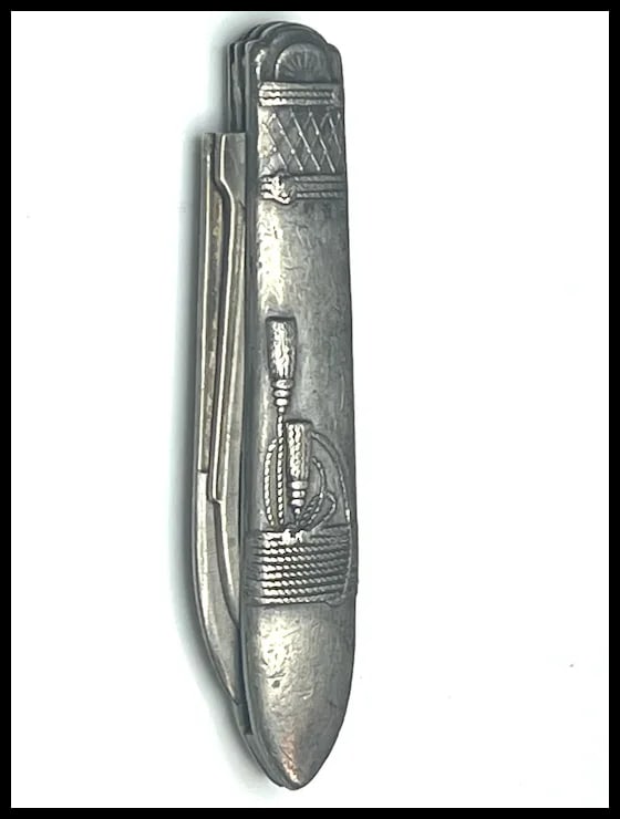 Vintage Derby Silver Co Sterling Pocket Knife - 2