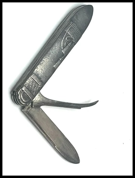 Vintage Derby Silver Co Sterling Pocket Knife - 7