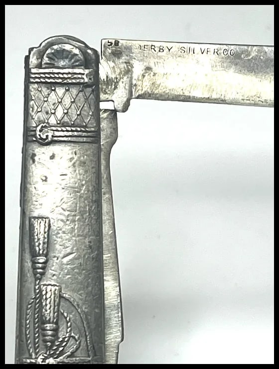 Vintage Derby Silver Co Sterling Pocket Knife - 8