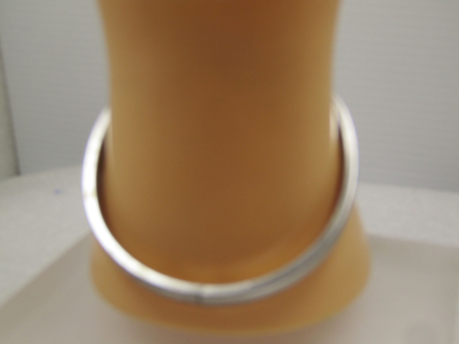 Vintage Sterling Floral Scrolled Hinged Bangle Bracelet, 7", 1950's-1960's, Signed - 2