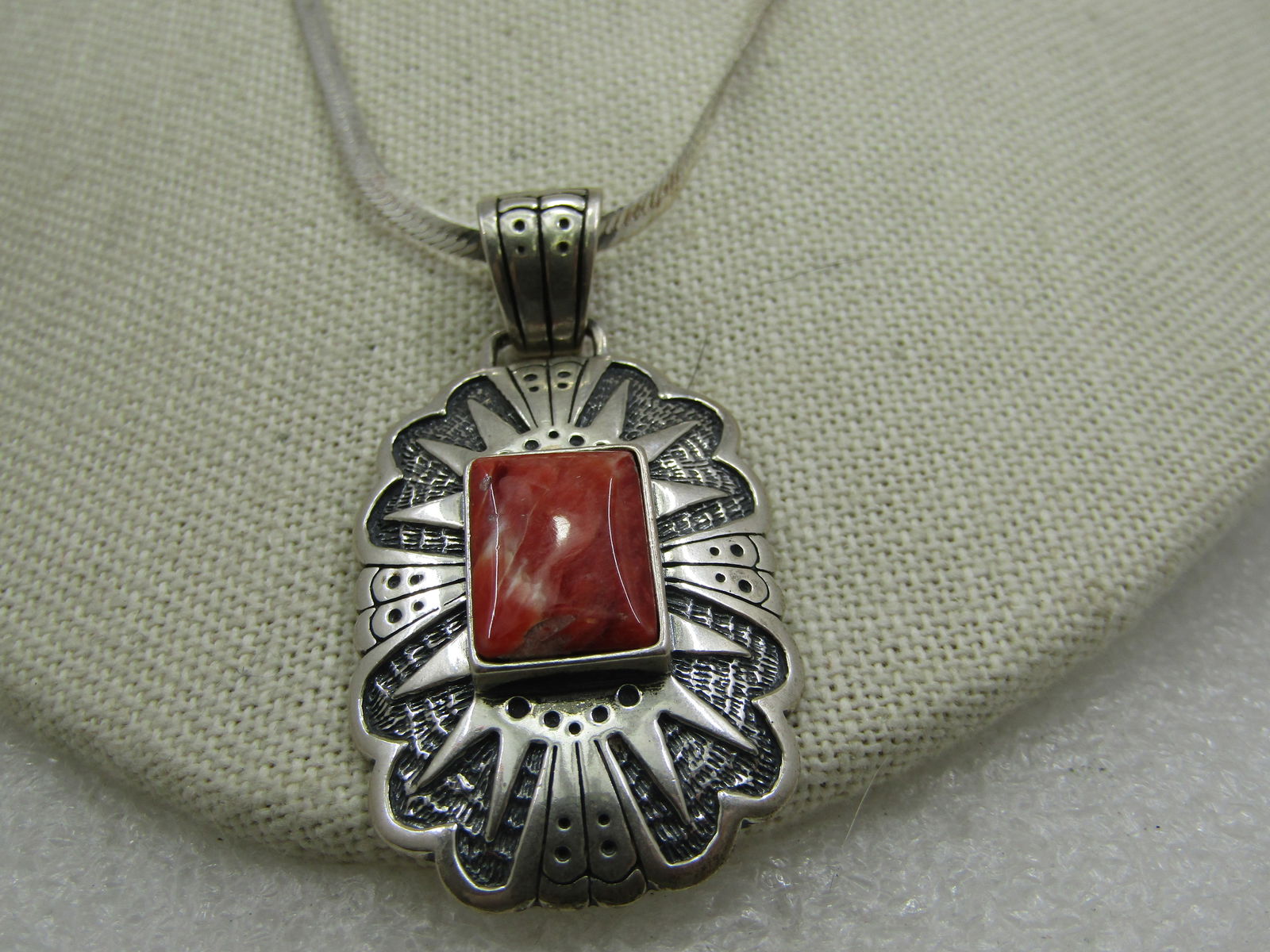 Vintage Sterling Southwestern Agate Necklace, Carolyn Pollack Relios, 24" - 2