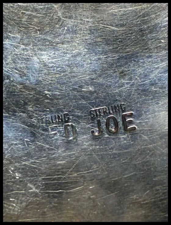 Vintage Oversized Navajo Ted Joe Sterling Silver Bear Claw, Coral, and Turquoise Pendant - 9