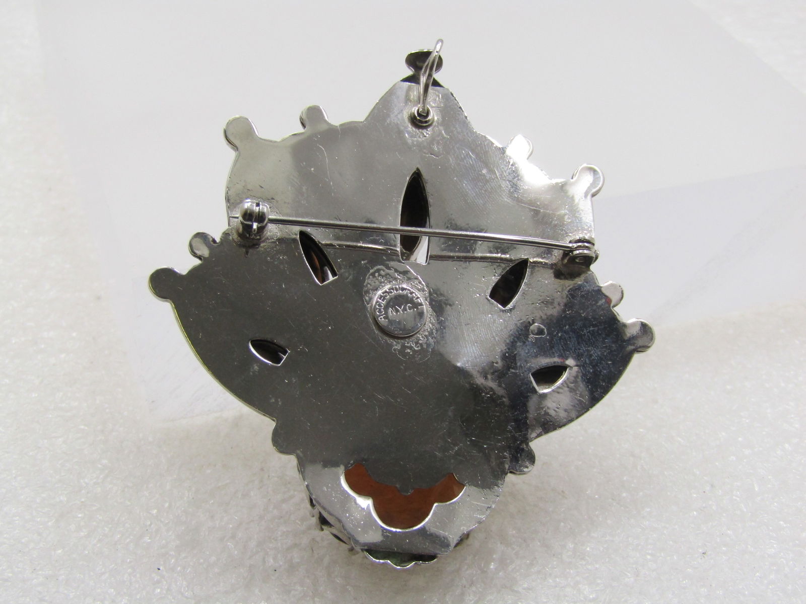 Vintage Smoky Rhinestone Brooch & Earrings, Sarah Coventry. 1960’s. - 5