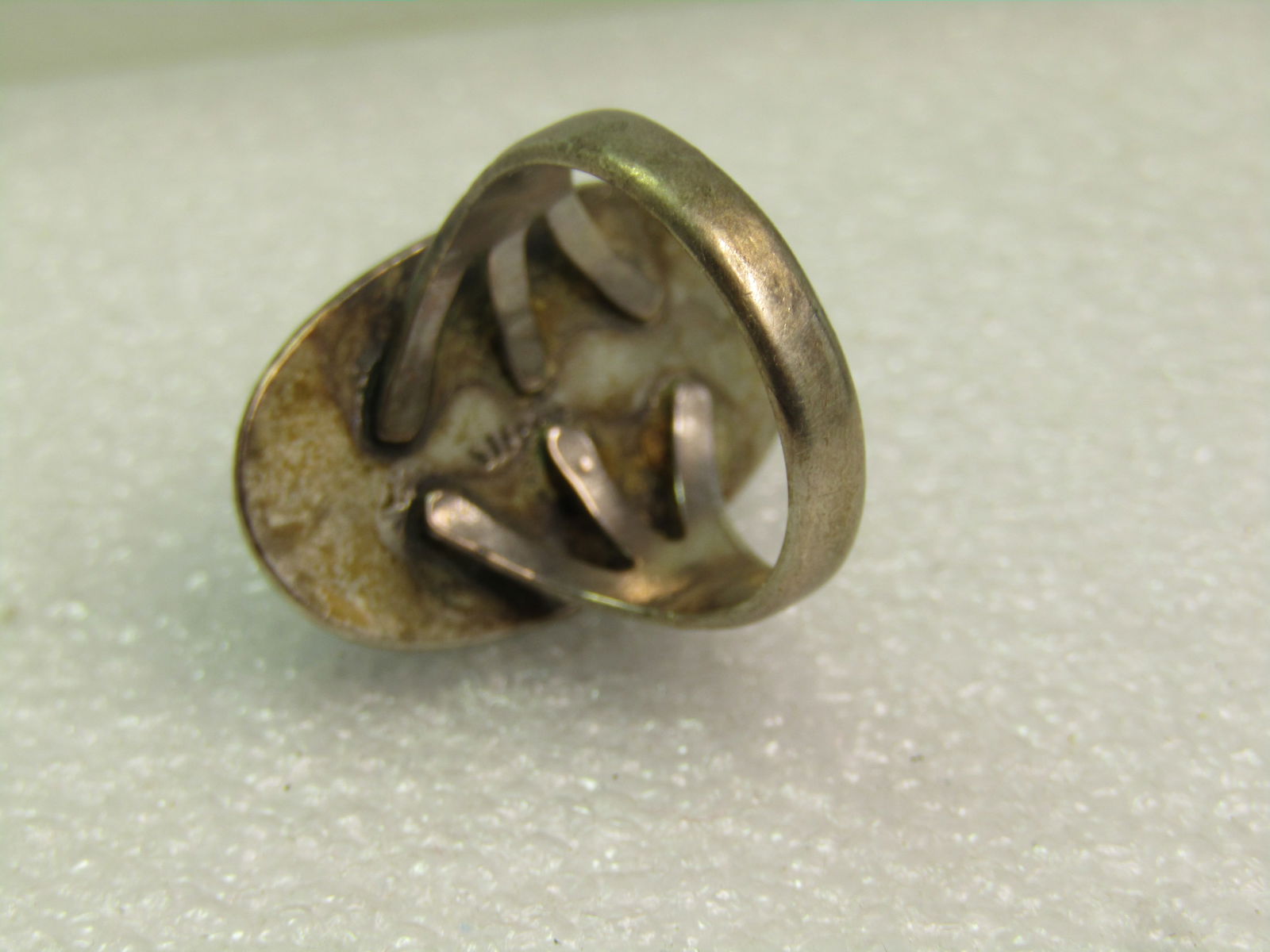 Vintage Sterling Southwestern Ring, Sz. 7, 1960's-1970's, Signed - 6