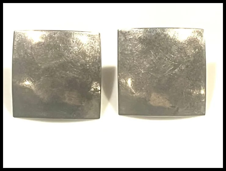 Vintage Sterling Silver Handmade Earrings - 5