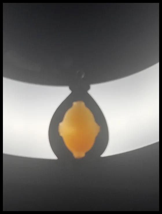 Vintage Carved Shell Cameo and Marcasite Pendant - 8