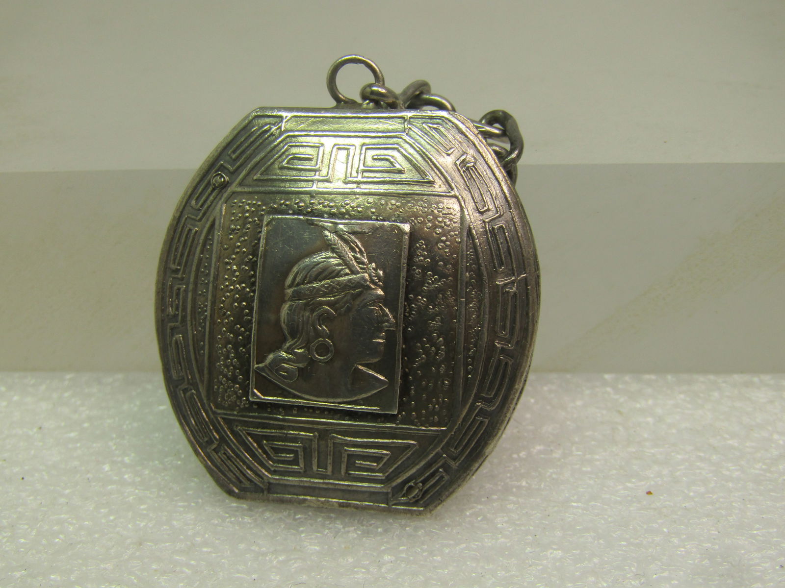 Vintage Sterling Peruvian Pendant, 1960's-1970's, Two-Sided - 5