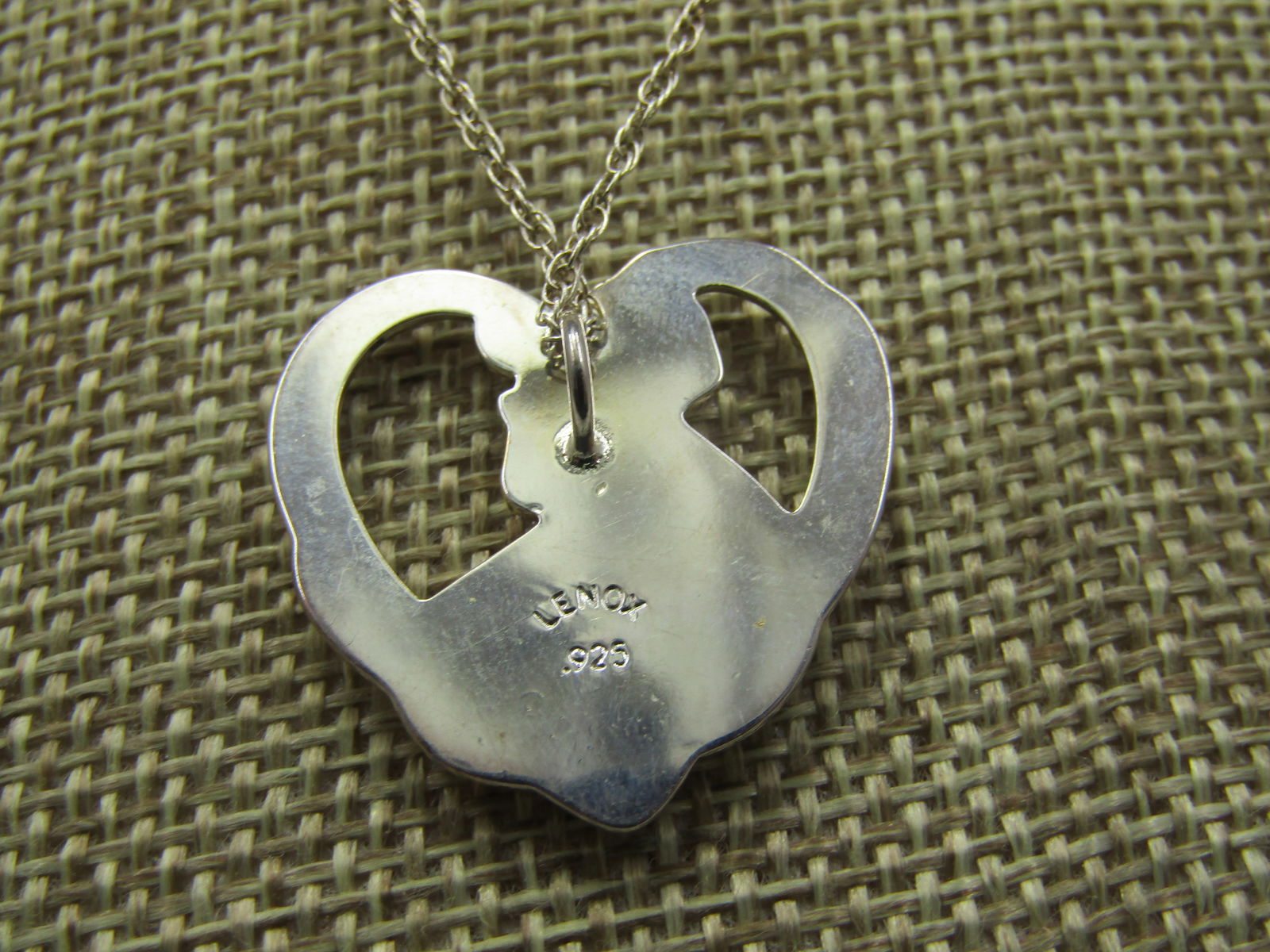 Vintage Four Leaf Clover Heart & Bow Brooch, 1940's - 5