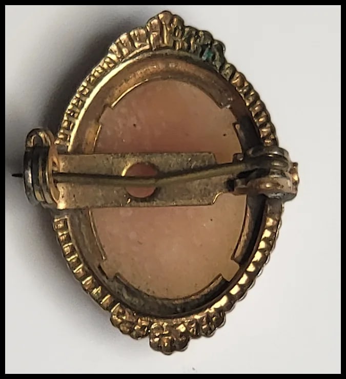 Vintage Ornate Cameo Pin/Brooch - 3