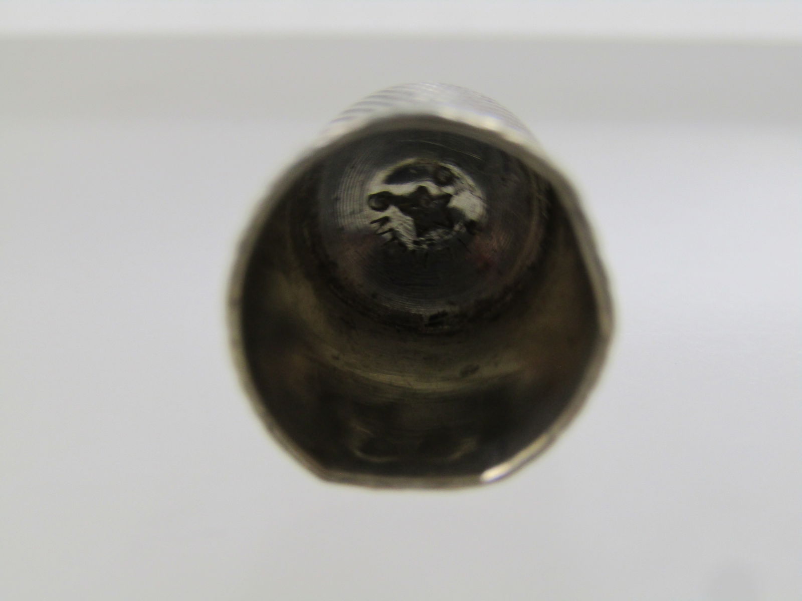 Vintage Sterling Thimble, Sz. 9, Signed, 1930's-1950's - 6