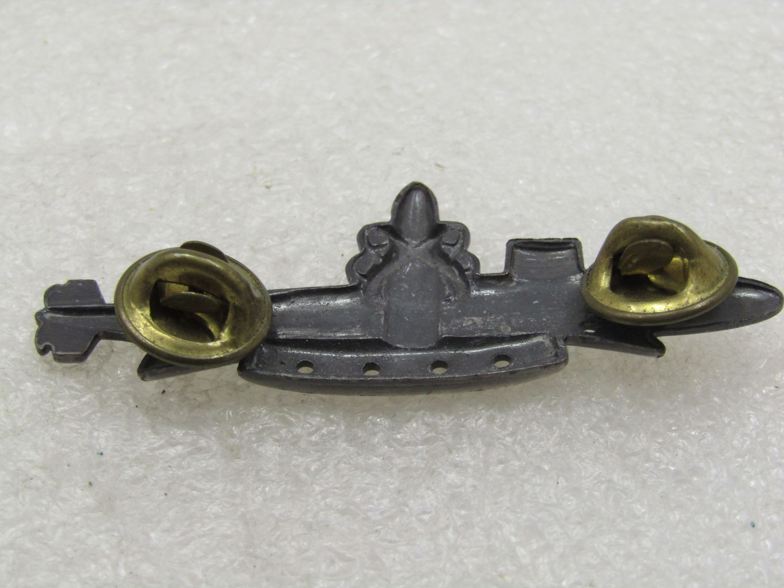 Vintage Nuclear Submarine Tack Pin, Pewter Tone, Vietnam Era , 2.25" - 5