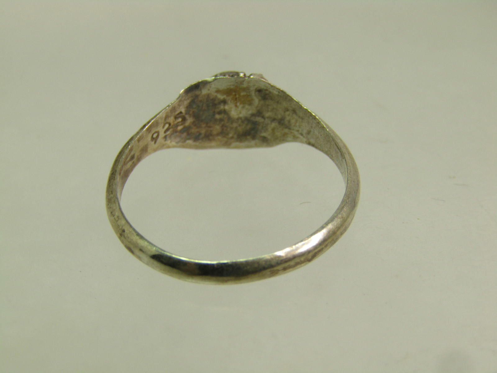 Vintage Sterling Garnet Ring, Sz. 8, Gold Tone Accents, Bali Themed, 1970's-1980's - 5