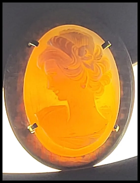 Vintage Cameo Pin/Brooch - 6