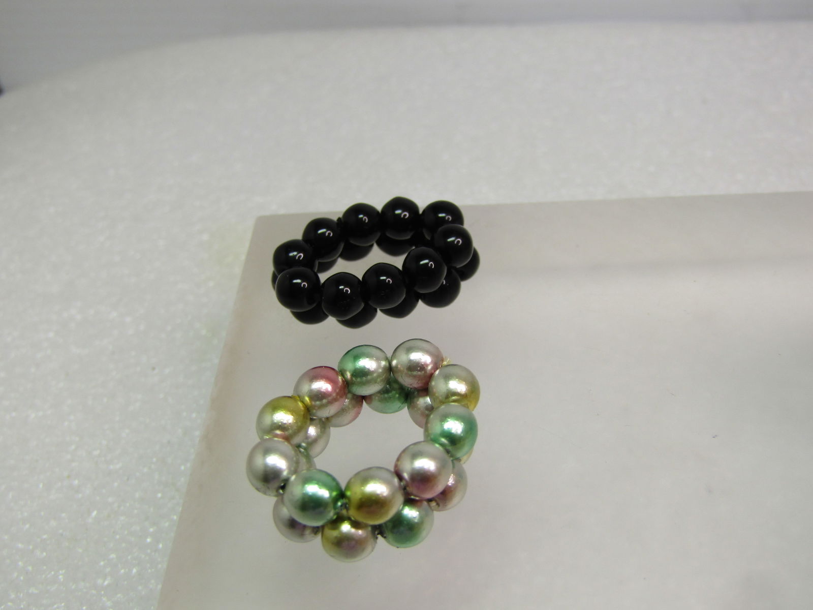 Vintage Joan Rivers Beaded Interchangeable Enhancer Earrings, Pierced. 1990's - 4