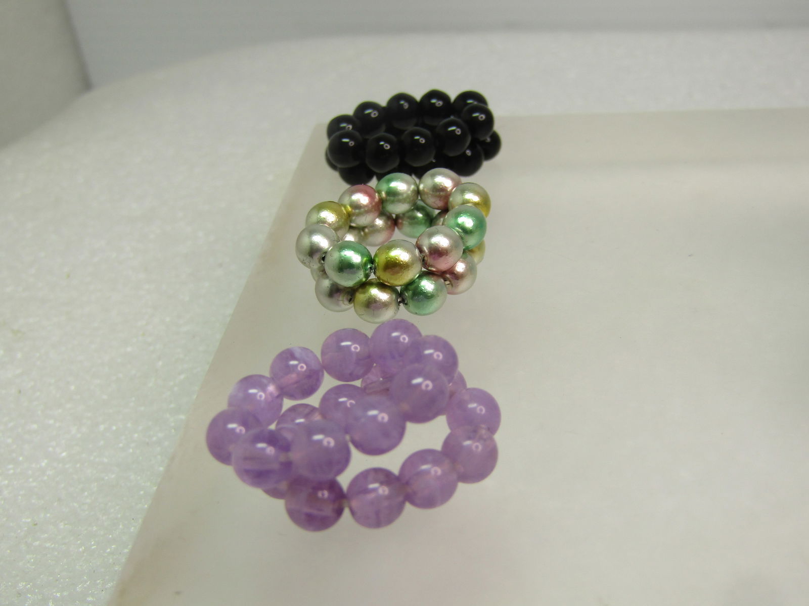 Vintage Joan Rivers Beaded Interchangeable Enhancer Earrings, Pierced. 1990's - 6