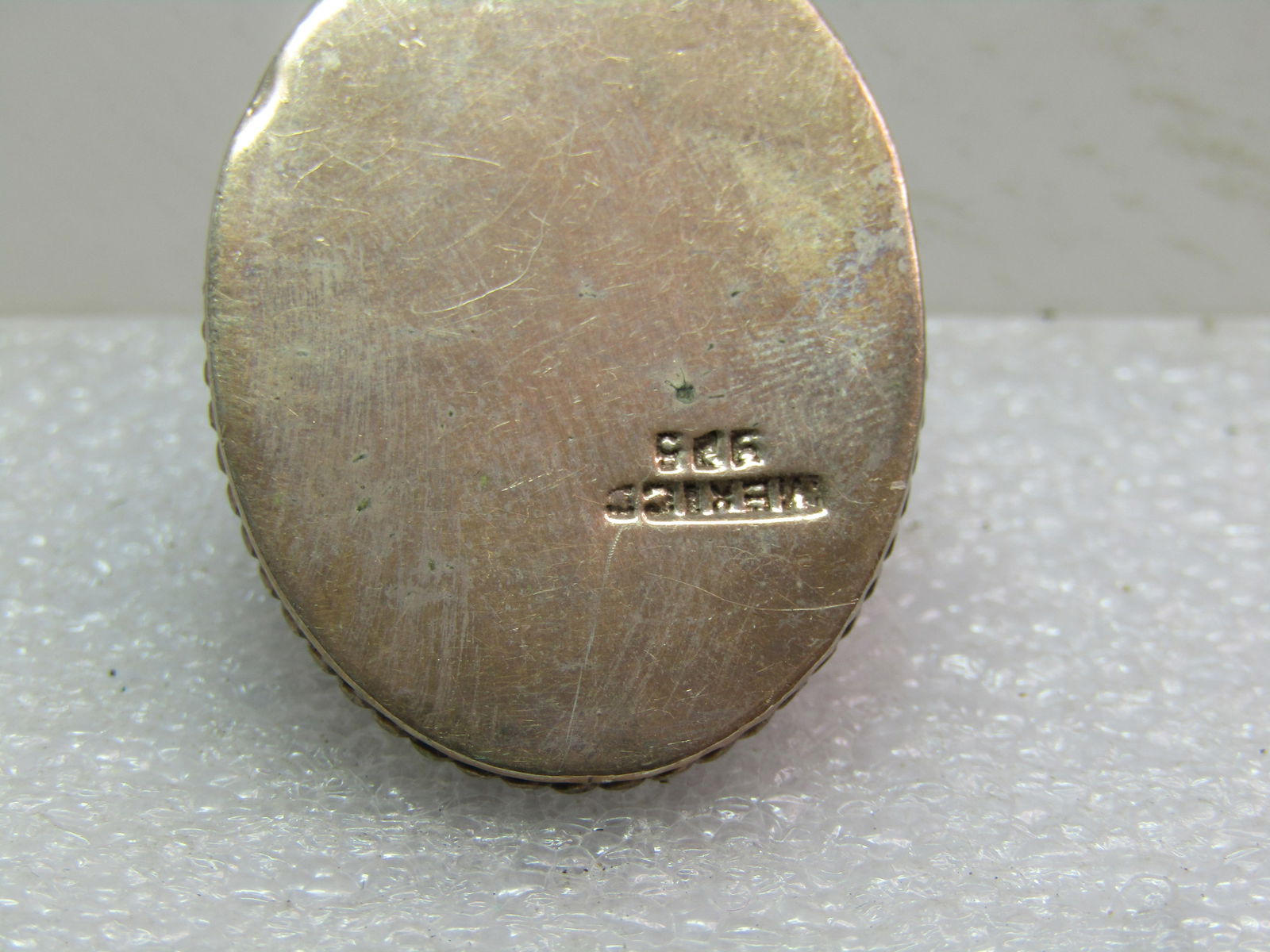 Vintage Sterling Southwesten Pink Quartz Pendant, 1970's-1980's , Mexico - 6