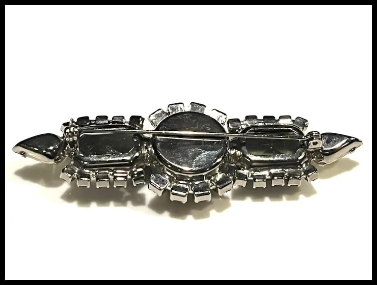 Vintage Rhinestone Statement Brooch/Pin - 4