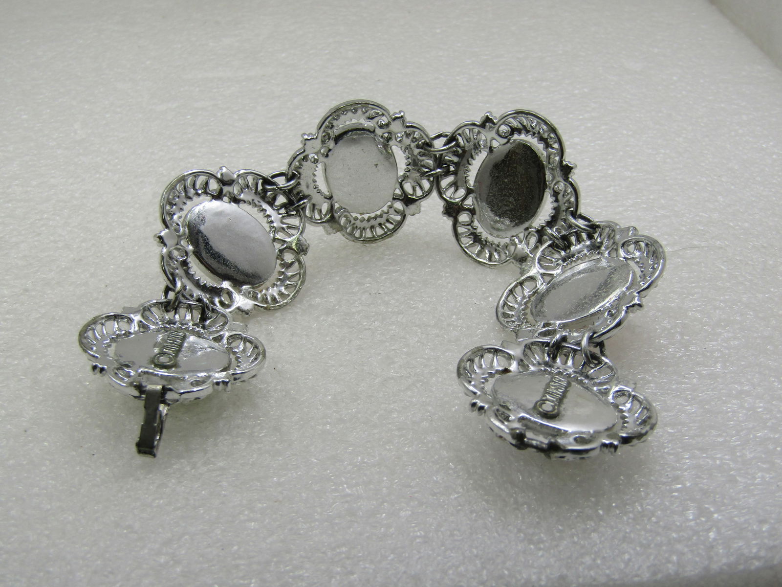 Vintage Faux Agate Bracelet, Sarah Coventry, 8", 1960's-1970's - 5