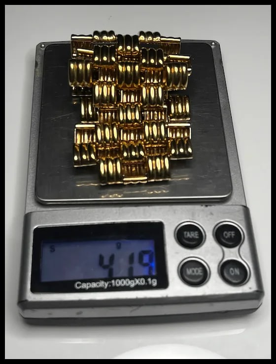 Vintage Kreisler 12k Gold Filled Art Deco Bracelet - 7