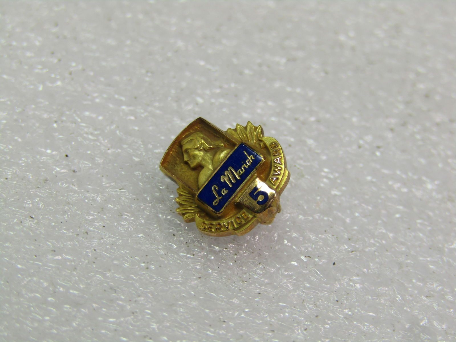 Vintage 10kt La Marich Confectionery Pin, 5 Year Award Pin 1980's-1990's - 3