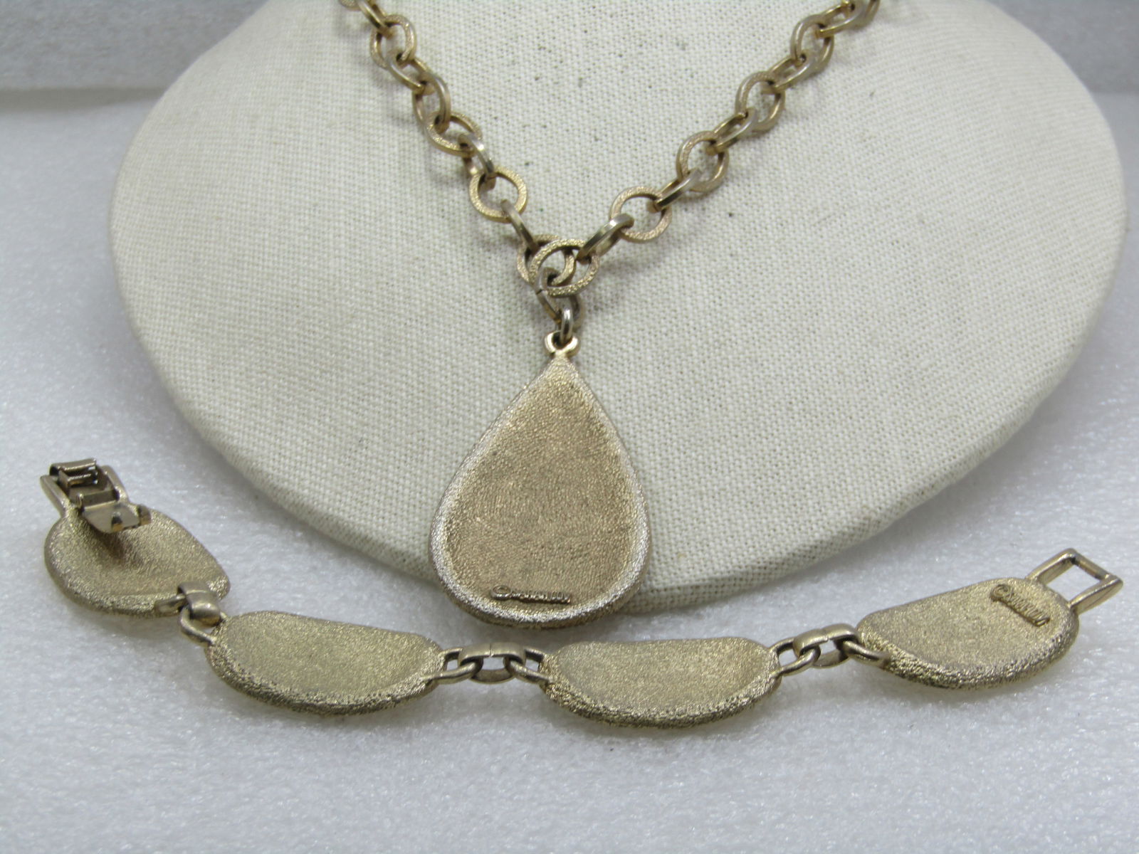 Vintage Rhinestone & Geometric Necklace & Bracelet Set, Sarah Coventry, 1960's-1970's. - 5