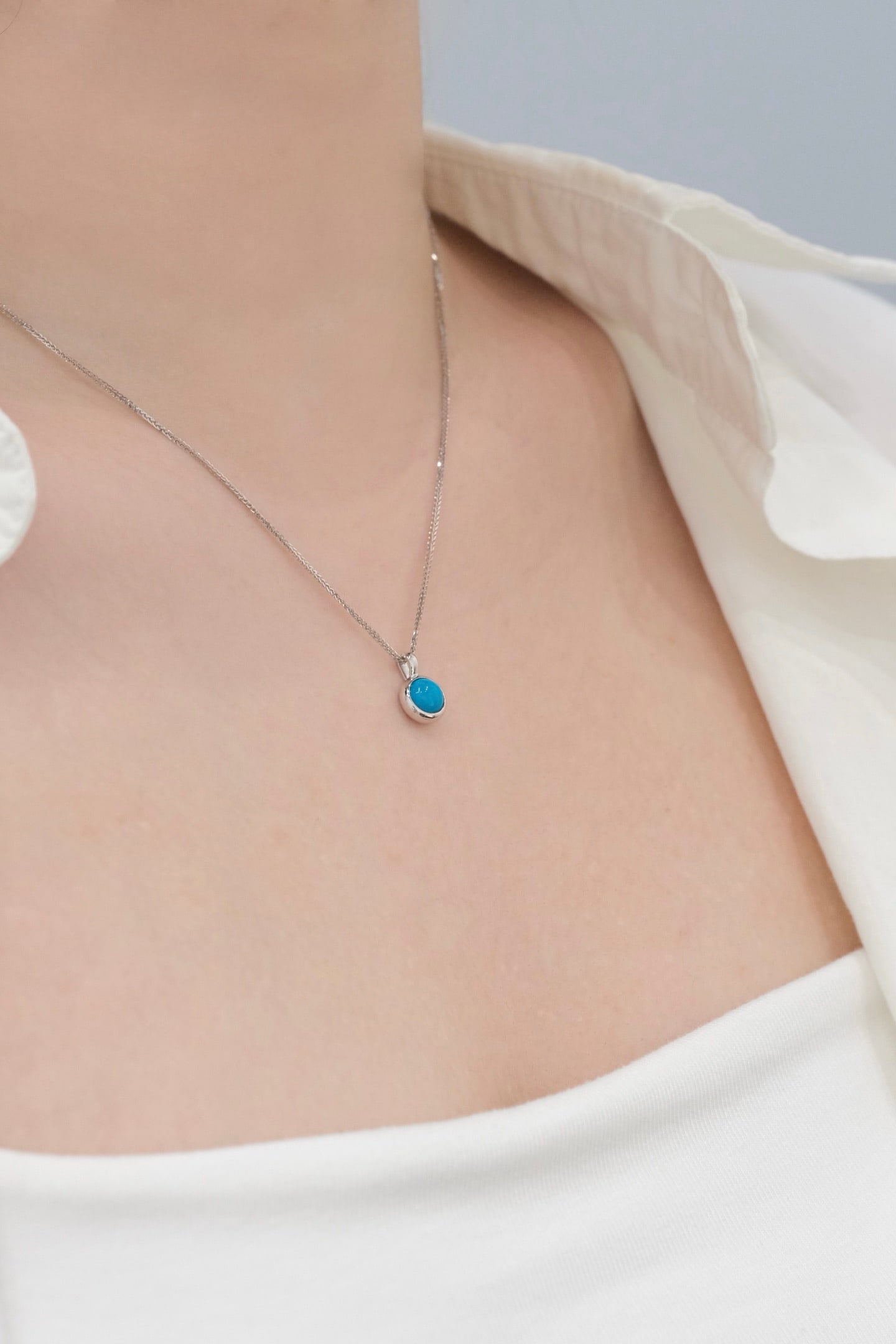 Natural Turquoise Pendant - 2