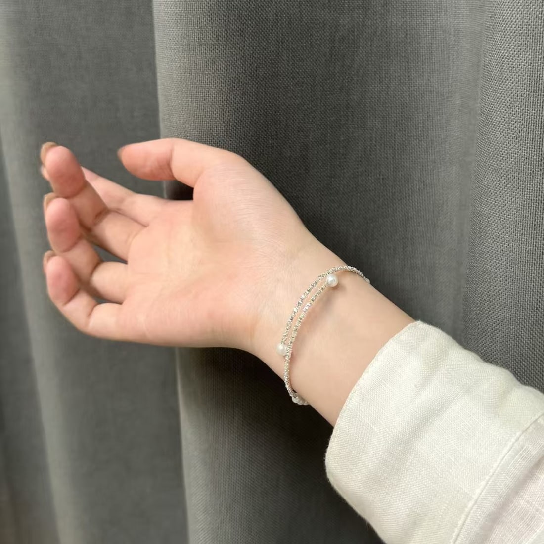 Natural freshwater pearl bracelet - 2