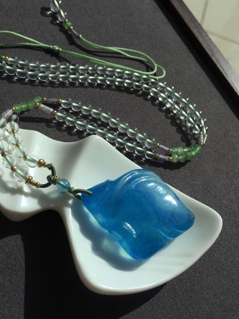 Natural Lapis Lazuli Pendant - 3