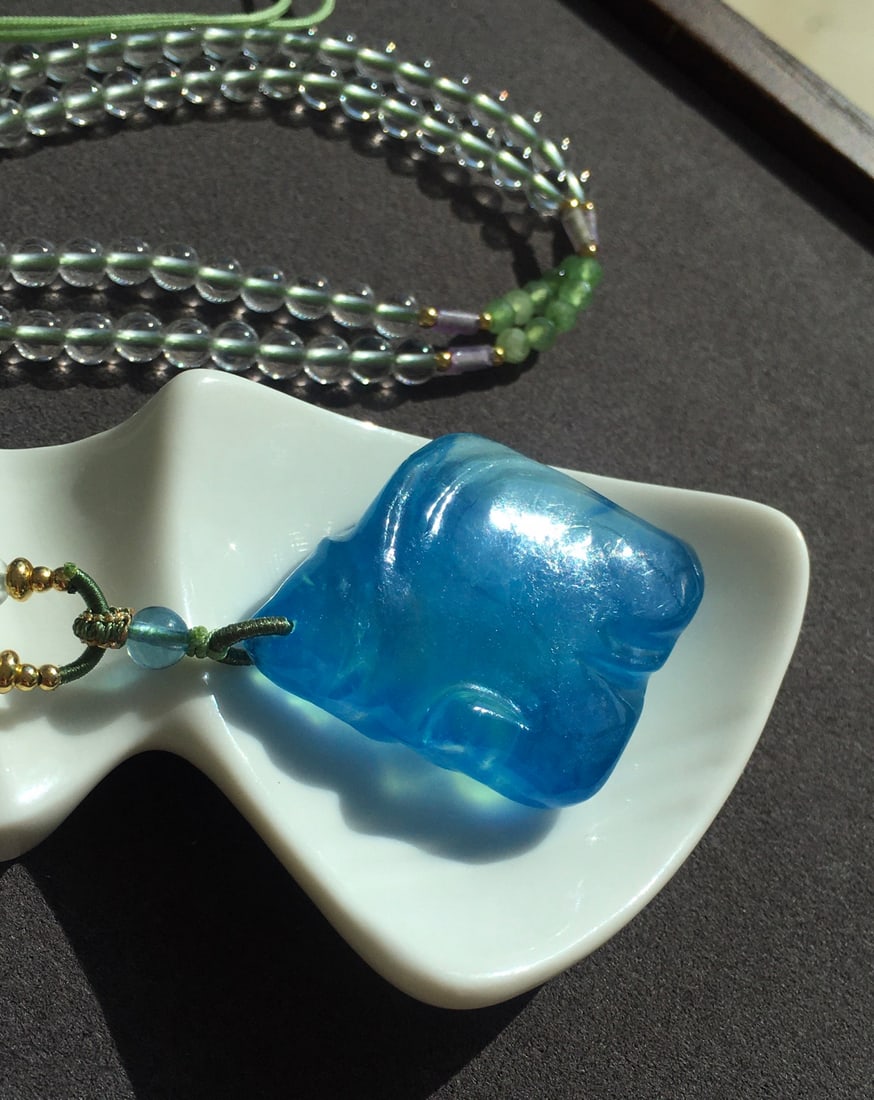 Natural Lapis Lazuli Pendant - 6