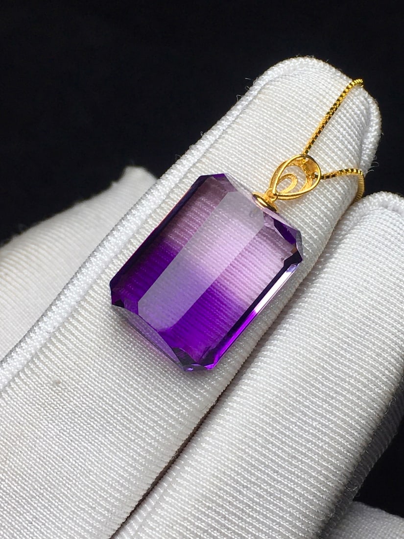 Natural Amethyst Pendant - 4