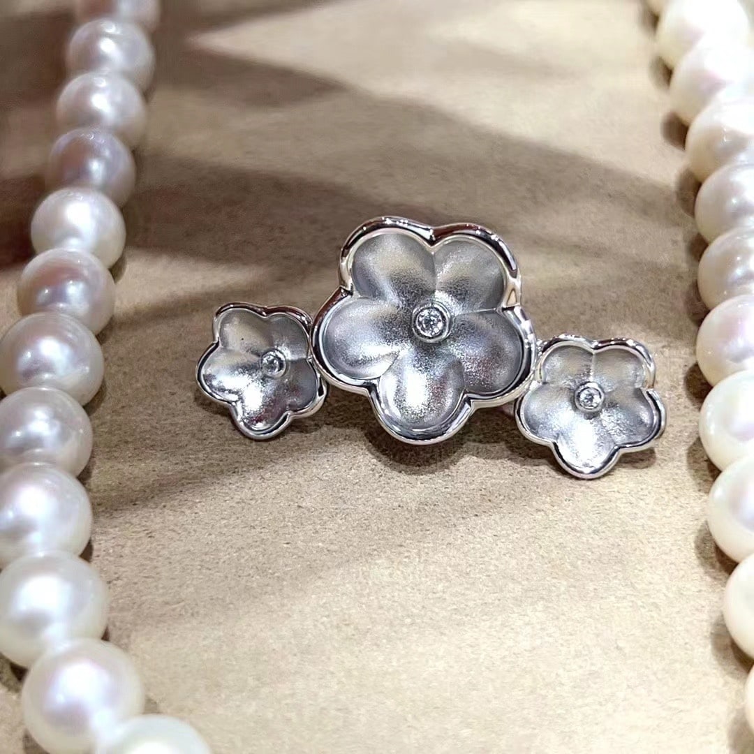 Natural pearl necklace - 4