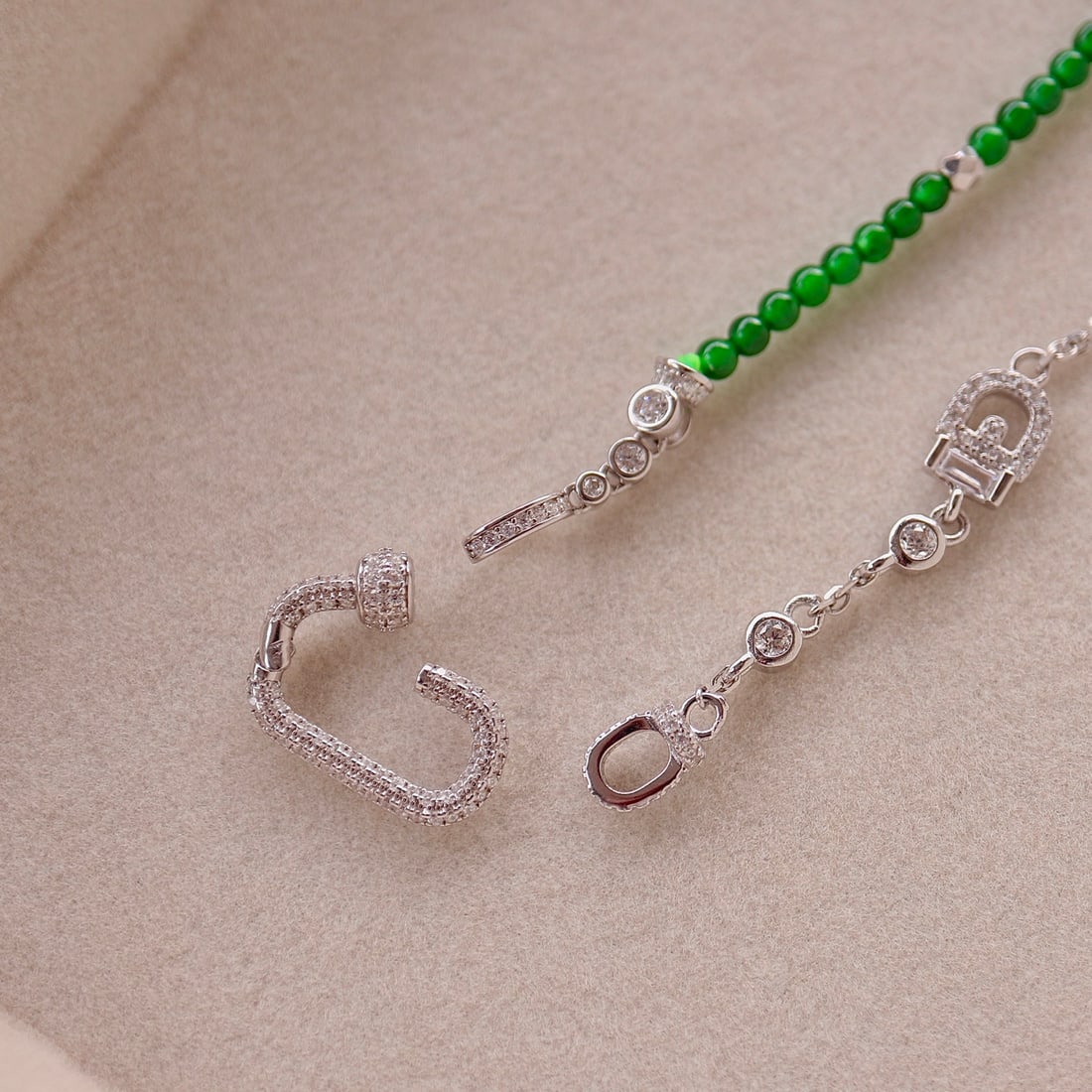 Natural jadeite millet bead versatile necklace - 3