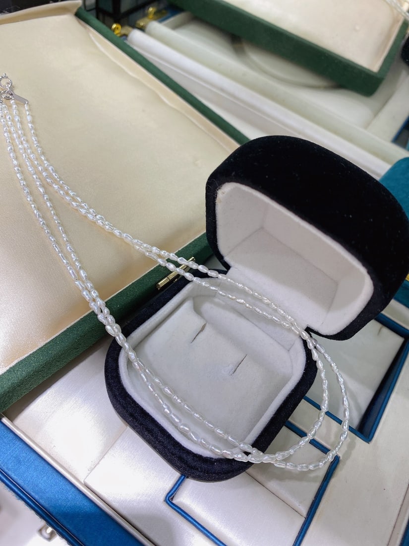 2.5-3mm Pearl Necklace | Layered / Pendant Ready: Title: 2.5-3mm Pearl Necklace | Layered / Pendant Ready Description: Elegant 2.5-3mm freshwater pearl necklace with strong luster. Slim and lightweight design, perfect for single wear, layering, or
