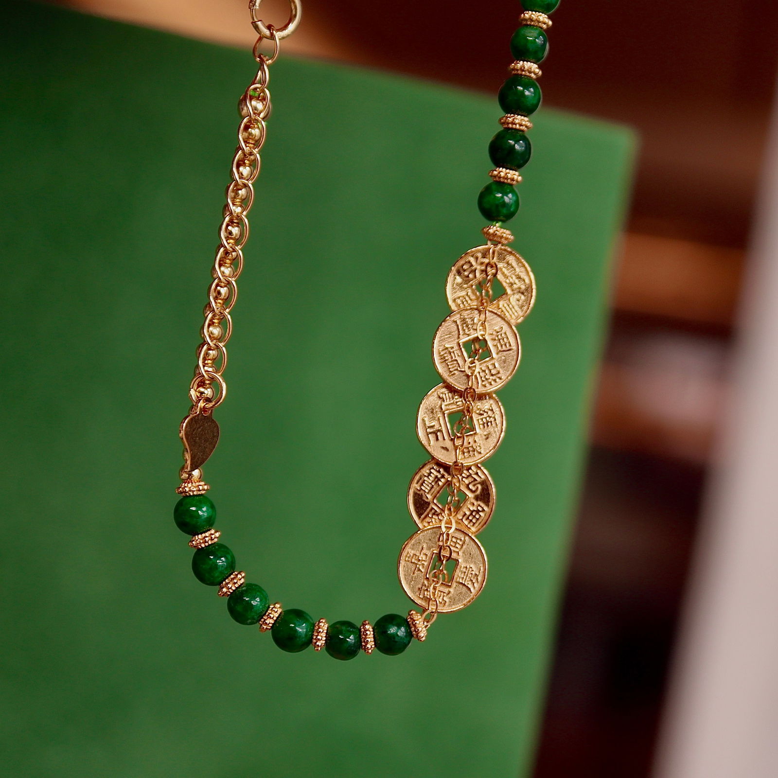 S925 pure silver natural jadeite bracelet - 2