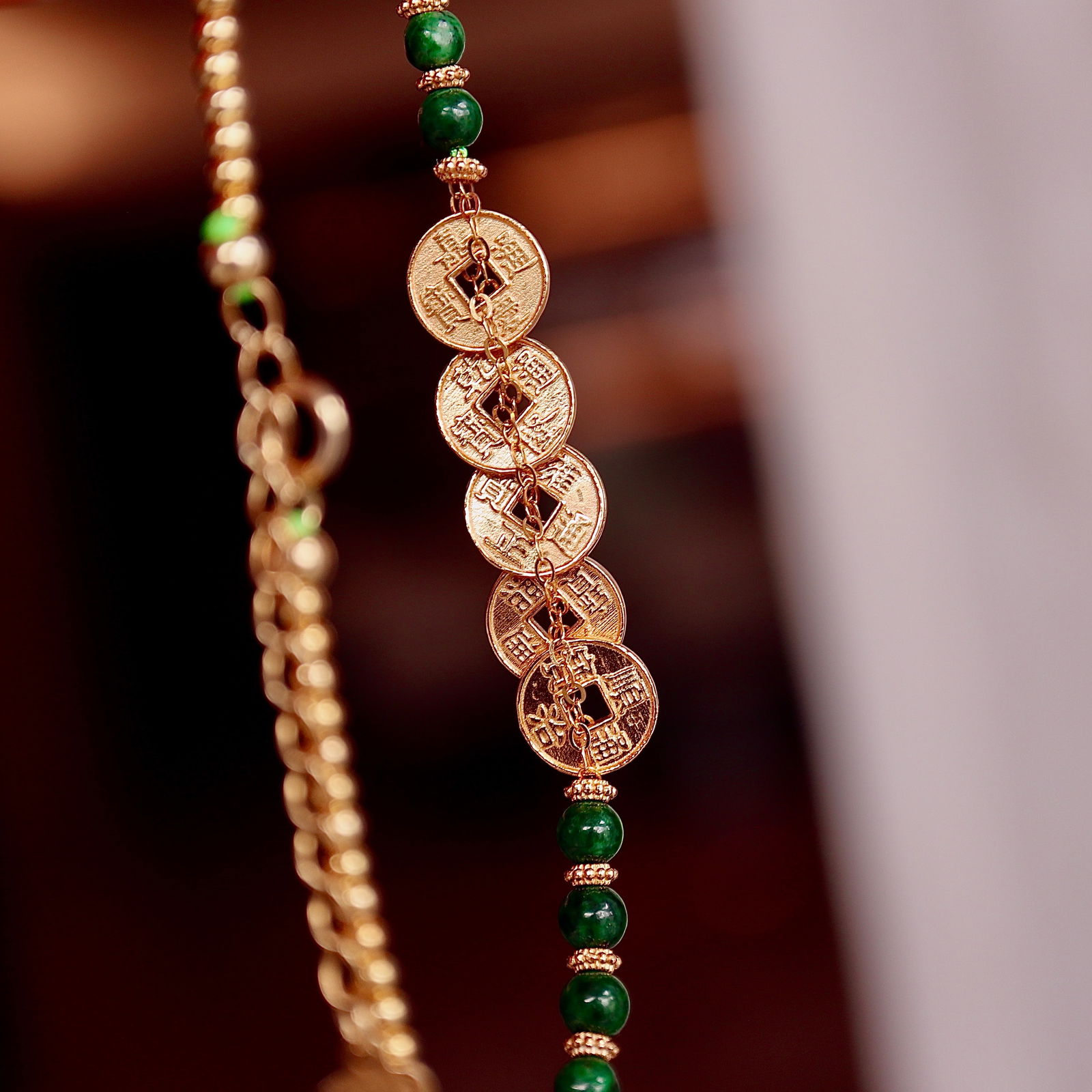 S925 pure silver natural jadeite bracelet - 7