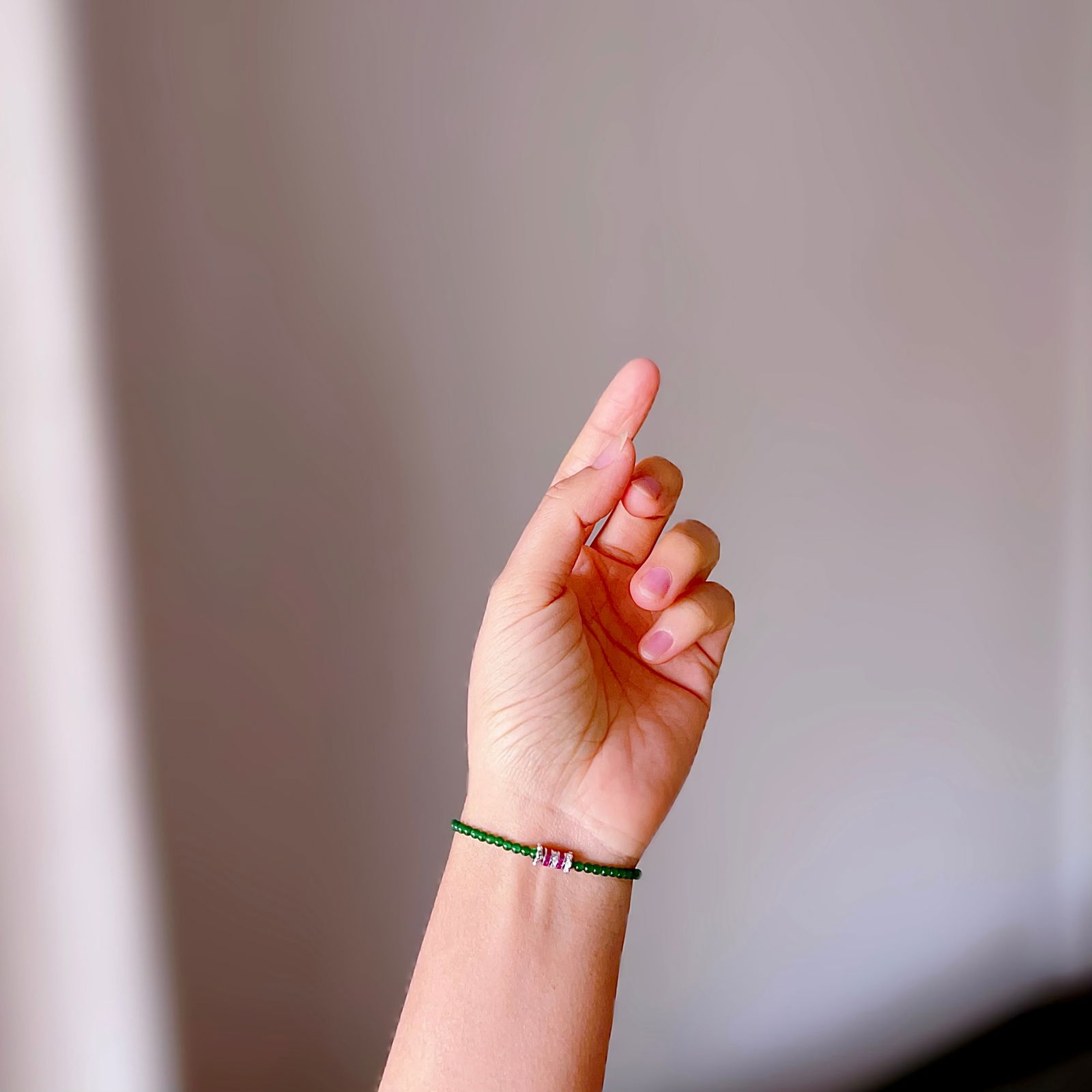 Natural jade bracelet - 2