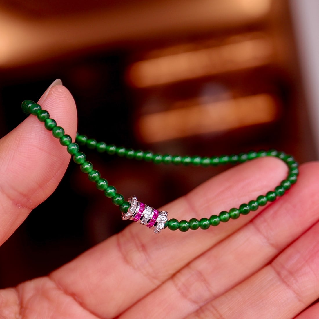 Natural jade bracelet - 3