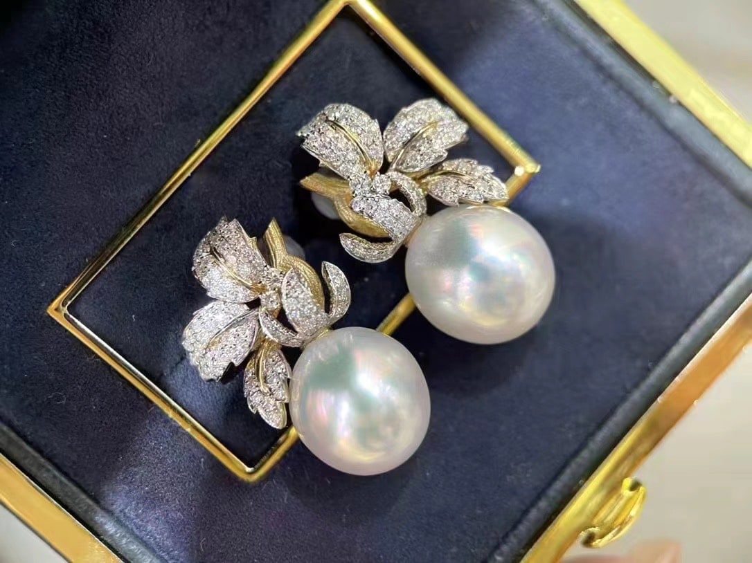 S925 Sterling Silver Natural Pearl Earrings - 3