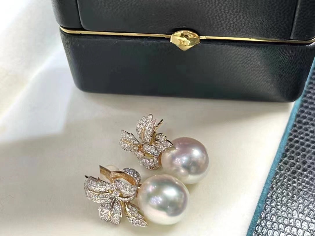 S925 Sterling Silver Natural Pearl Earrings - 4